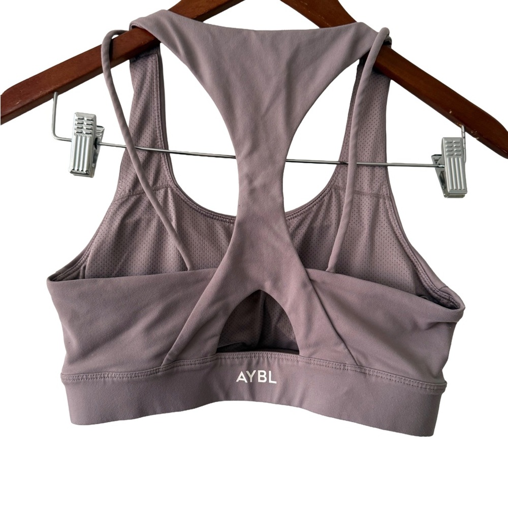 AYBL Women's Dusty Purple Sports Bra Medium
